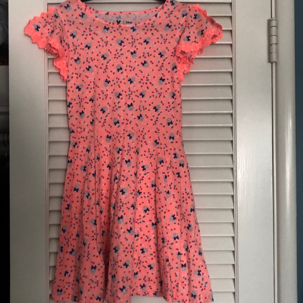 Minnie Mouse print girls dress